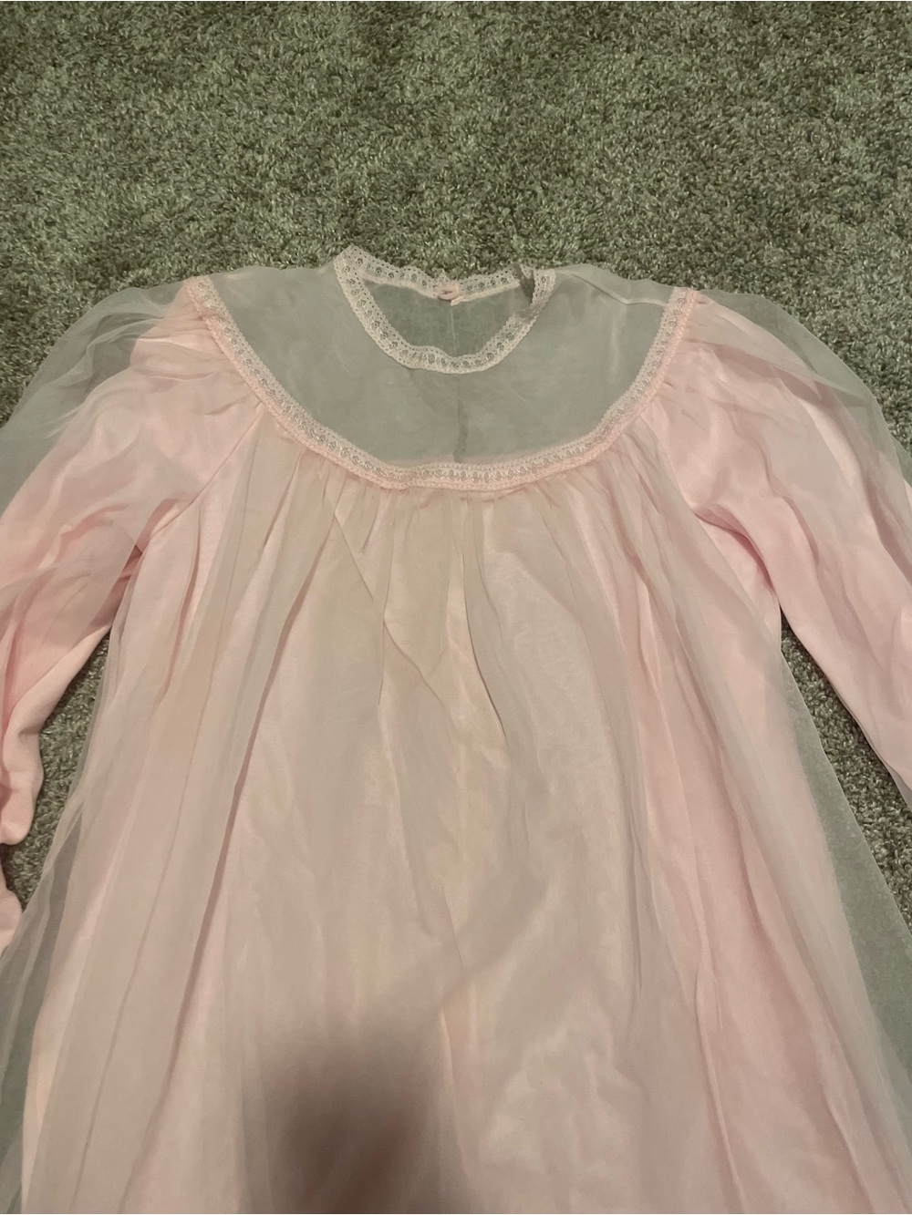 Vintage Gossard baby pink layered Nightgown - Picture 2 of 4